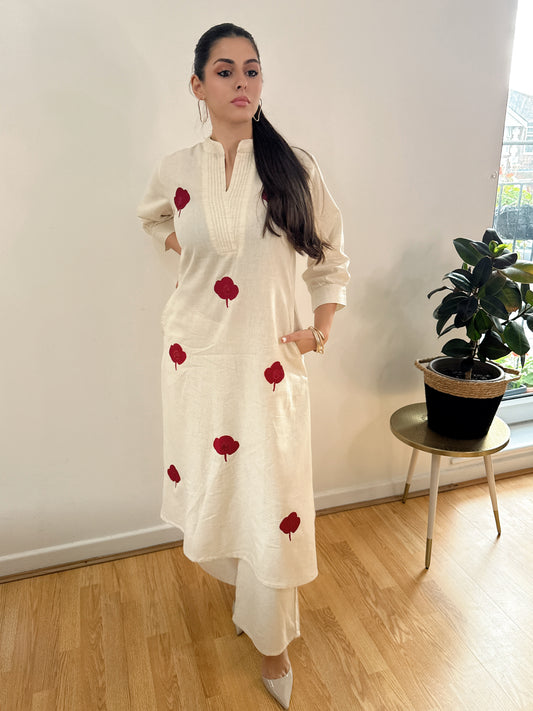 ROSA – Pure Cotton Kurta & Palazzo Set