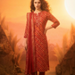AANYA  Leheriya Print Kurta Set with Gold Motifs