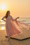 AMIRA   Pink Blush Floral Embroidered Anarkali Suit Set FRONT AI 