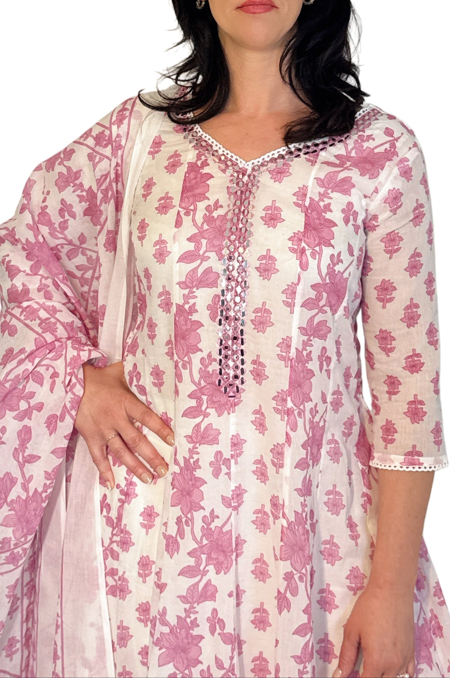 Alina Pink outfit front top part