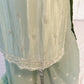 Amele green close up embroidery bottom