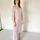 Amele Dusty Lilac Silk Blend Embroidered Kurta Palazzo Set