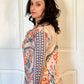 al Printed Co-Ord Kurta And Trouser Set  side view close up 