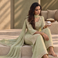Diya Pistachio Green Silk Blend Hand embellished  Kurta Palazzo Set