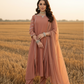 IMAN_Peach_Mul_Chanderi_Embellished_3PC_Suit_Set Outfit