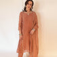 IMAN_Peach_Mul_Chanderi_Embellished_3PC_Suit_Set Outfit Closer Picture