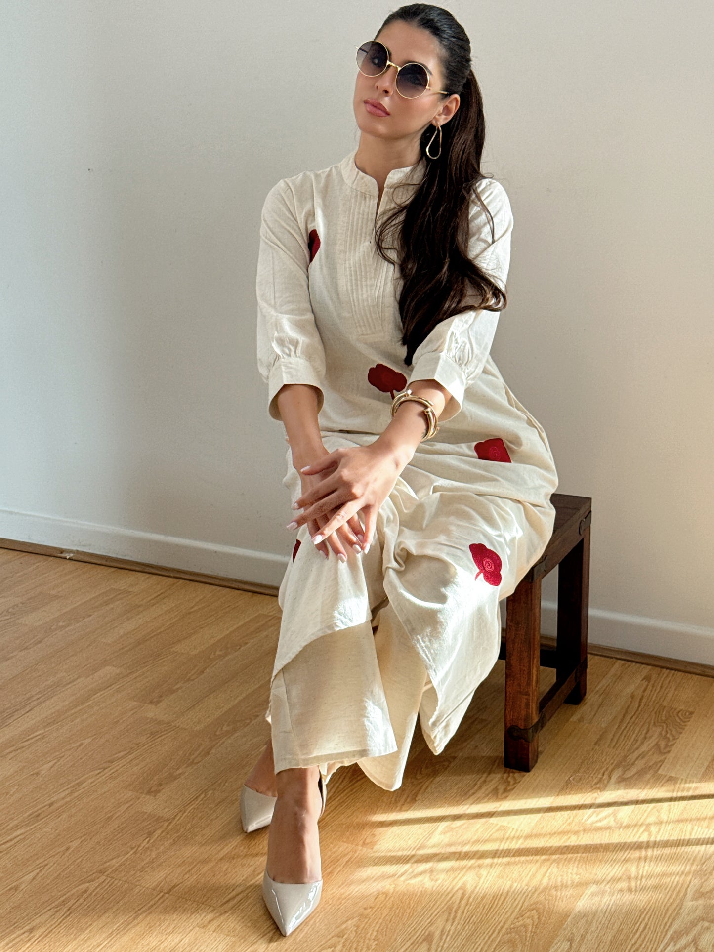ROSA – Pure Cotton Kurta & Palazzo Set