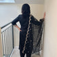RHEA Black Pearl and Zari Embroidered Silk Blend Suit Set