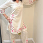 SIA Floral Embroidered Cotton Kurta and Palazzo Set