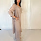 Aurelia Silk Blend Embroidered Kurta Palazzo Set