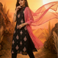KIMORA Embellished Sleeveless Shalwar Kameez SIDE AI