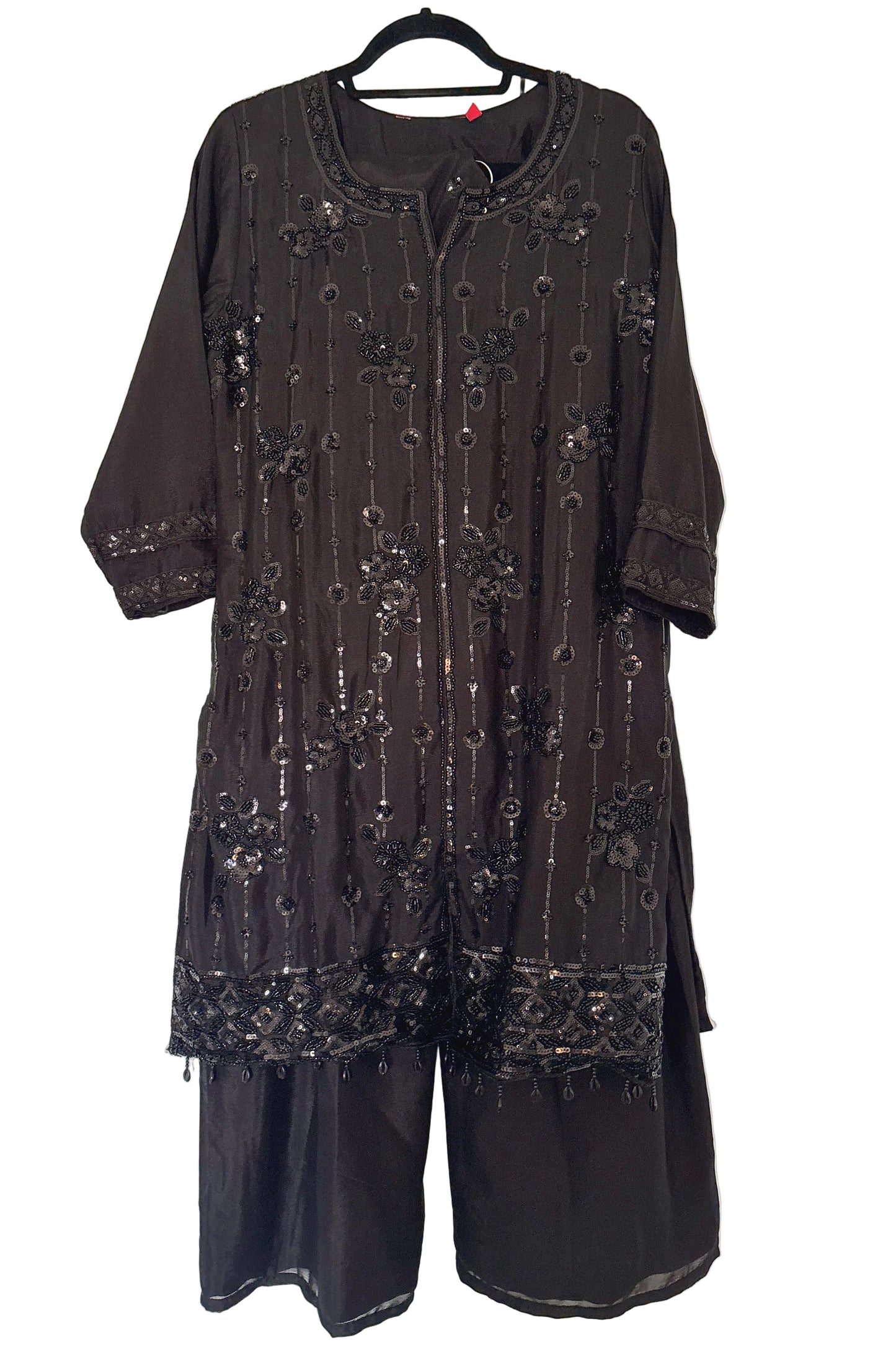 NINA_Black_Embroidered_Kurta_Palazzo_Suit_Set_Ethnic Wear 