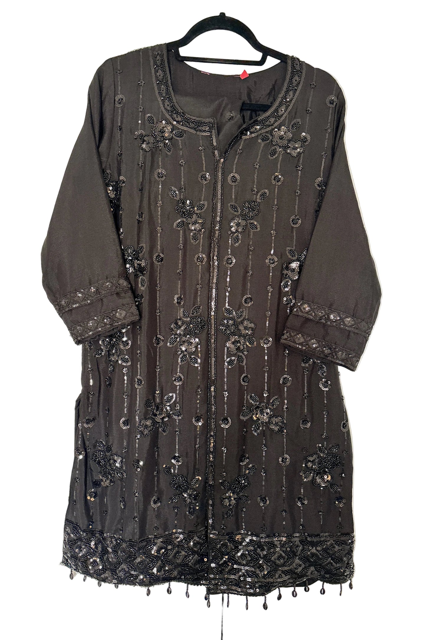 NINA_Black_Embroidered_Kurta_Palazzo_Suit_Set_Front Fabric  Top