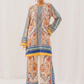 Nivara Ethnic Floral Printed Co-Ord Kurta And Trouser Set