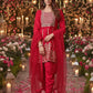 NYLA Pink Threadwork Kurta and Dhoti Pant Set