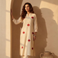 ROSA Pure Cotton Kurta Set  With Floral Embroidery FRONT AI 