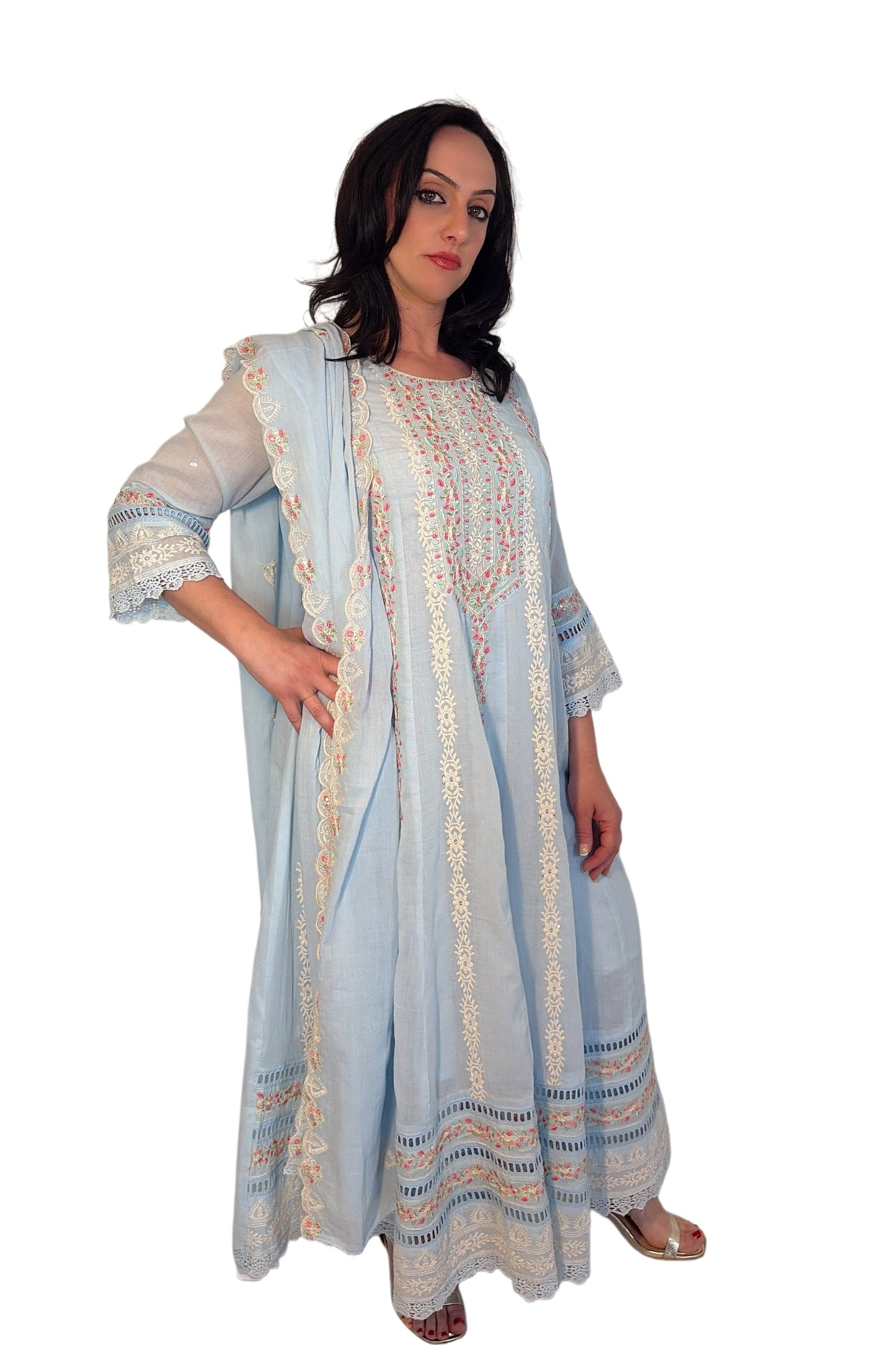 Rania Blue  whole outfit 2