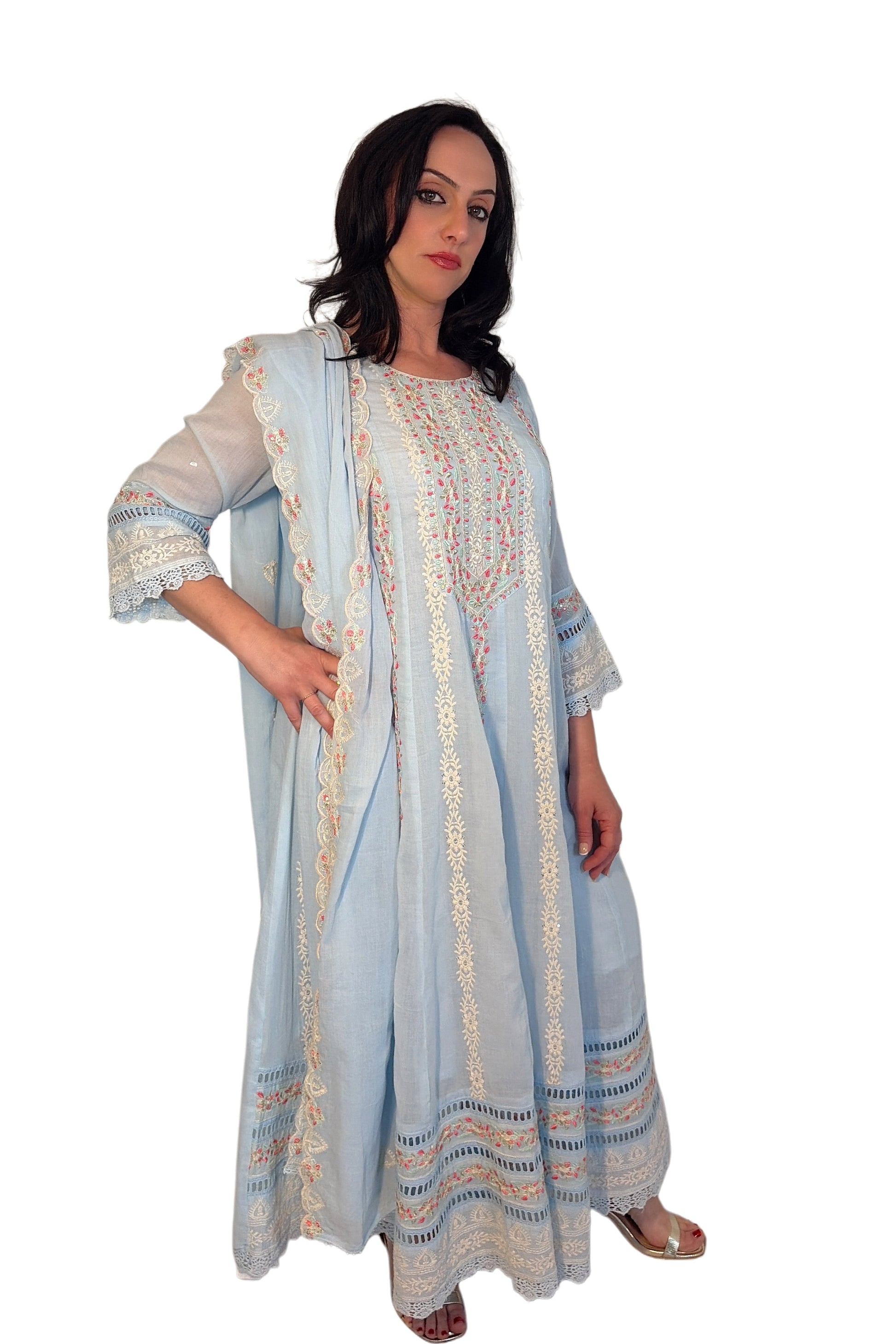 Rania Blue  whole outfit 2