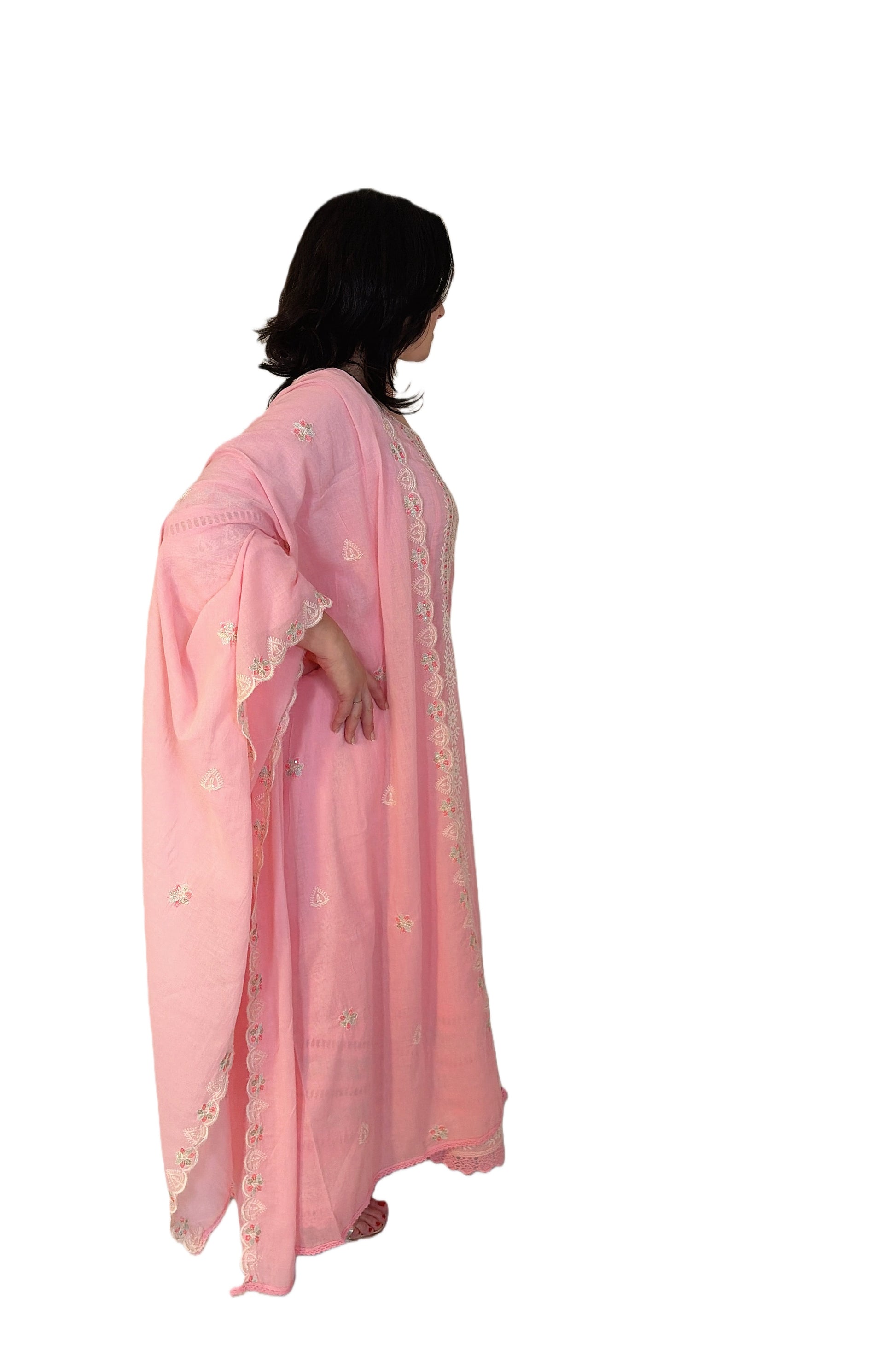 Rania_Pink  side picture looking away 