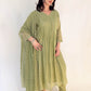 SAFA_Green_Elegant_Pleated_Pintuck_Mul_Chanderi_Set_Outfit Pose