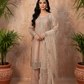 SEERAT  Blush Luxury Embroidered Set  With Palazzo AI front 2