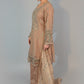 SEERAT  Blush Luxury Embroidered Set  With Palazzo side view 