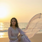 SEERAT  Lilac Luxury Embroidered Suit Set  With Palazzo Sitting
