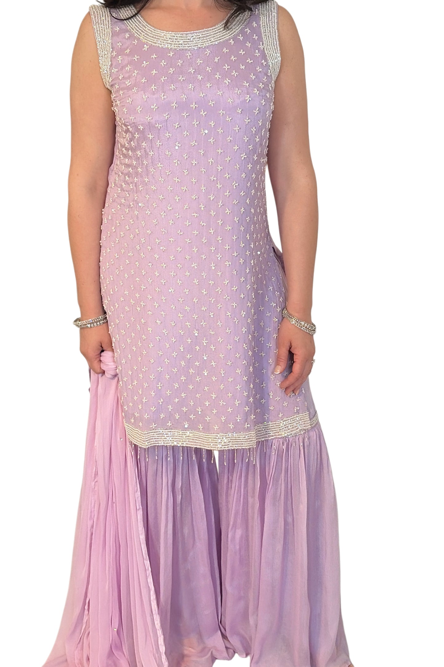 Tia lilac   Front outfit closer image
