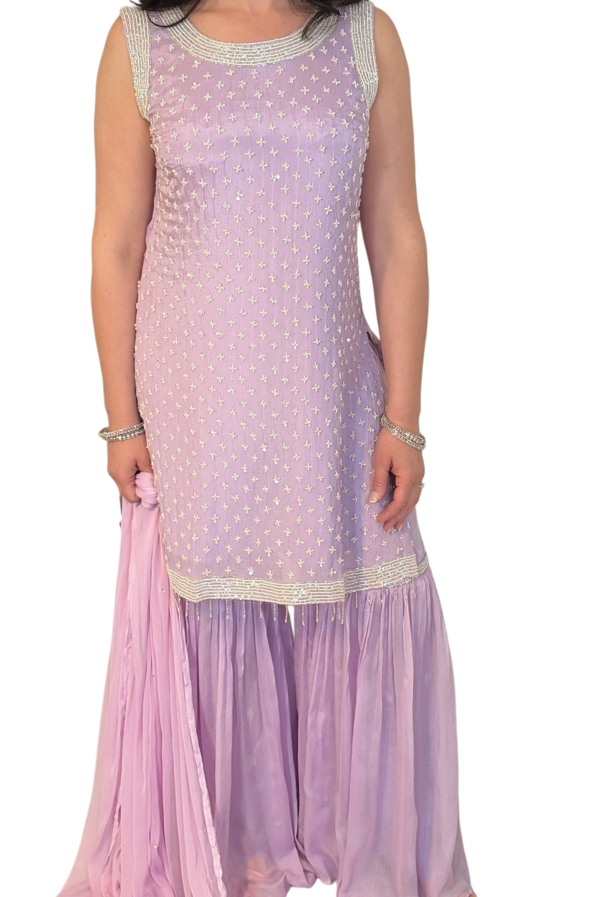Tia lilac   Front outfit closer image