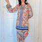 al Printed Co-Ord Kurta And Trouser Set  front
