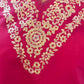 KIA Fuchsia Embroidered Cotton Silk Kurta Set