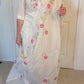 Dua Cotton Embroidered Kurta And Trouser Set with Printed Dupatta