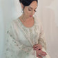 SEERAT White Luxury Embroidered Set With Palazzo video