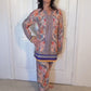 Nivara Ethnic Floral Printed Co-Ord Kurta And Trouser Set