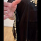 AVIRA Black Ethnic Motifs Embroidered Kaftan Kurta Trousers Set