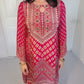 Tamanna Pink  Embroidered Kurta And Sharara  Set