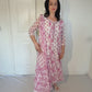 Alina Pink Printed Anarkali Suit Set