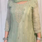 Amele Green Silk Blend Embroidered Kurta Palazzo Set (Copy)