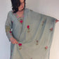 RIMSHA Baby Blue Pure Banaras Mul Chanderi  Suit Set