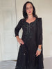 Sheeba black Silk Blend Embroidered Kurta Palazzo Set video 