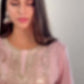 MYRAA  Light Pink Silk Blend Embroidered  Kurta Set