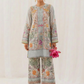SIANNA  Printed Co-Ord Kurta And Trouser Set
