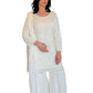 zarin white outfit further away